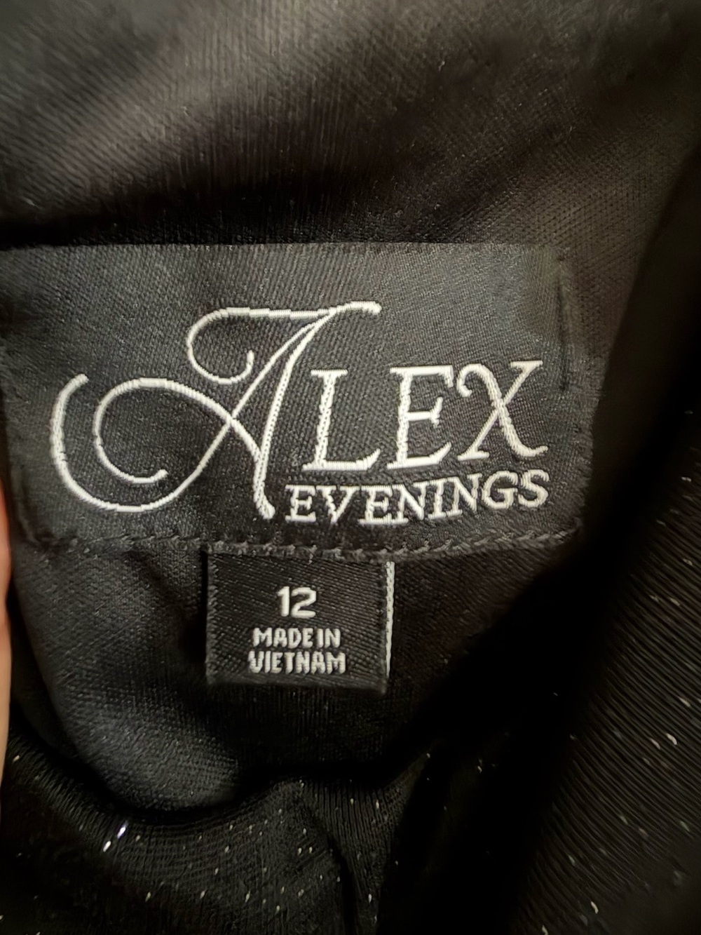 Alex Evenings Black Evening Blazer